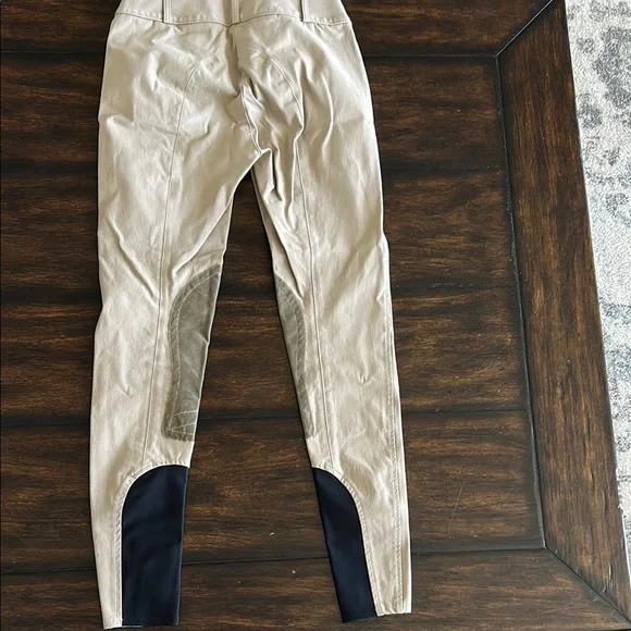 Tailored Sportsman Tan Equestrian Riding Breeches, Size 24 - Picture 2 of 4